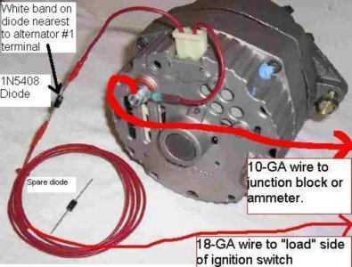 Delco 10SI diode install.jpg