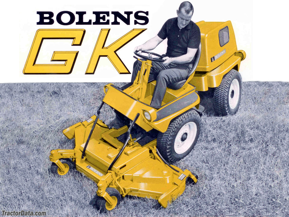 Bolens GK brochure cover with Arnold Palmer
